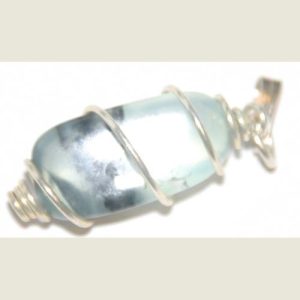 Mosopaal blauw hangertje