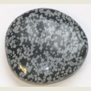 Obsidiaan Sneeuwvlok broekzaksteen